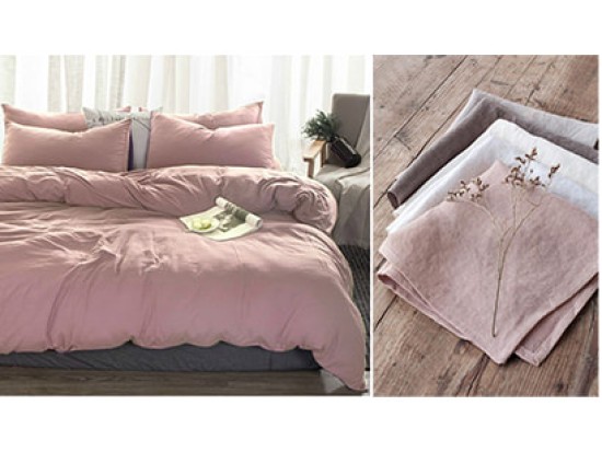 Premium linen bed linen
