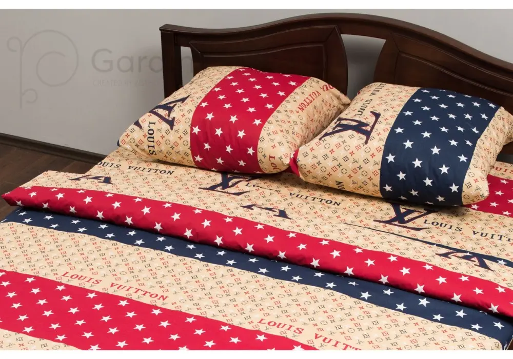 Bed linen coarse calico gold Louis Vuitton code: G0088 one and a