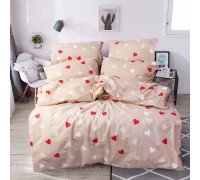 Double bed set coarse calico gold З0048