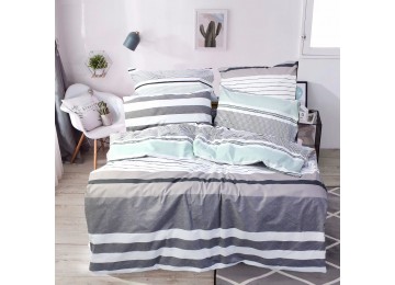 Двуспальный постельный комплект бязь голд З0049