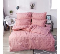 Double bed set coarse calico gold З0055