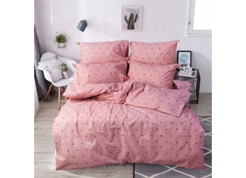 Double bed set coarse calico gold З0055