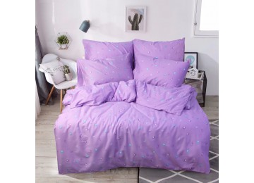 Двуспальный постельный комплект сатин С0193