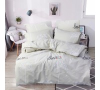 Double bed set coarse calico gold З0045
