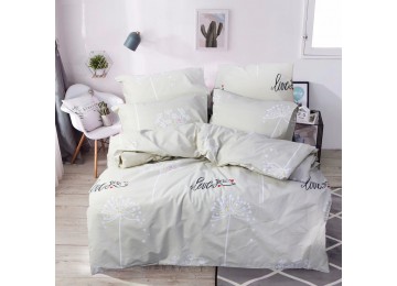 Double bed set coarse calico gold З0045
