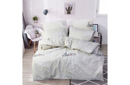 Двуспальный постельный комплект бязь голд З0045