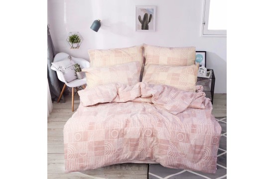 Euro bedding set coarse calico 100% cotton Т0755