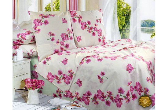 Euro bedding set coarse calico 100% cotton Т0396