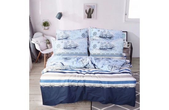 Euro bedding set coarse calico 100% cotton Т0656