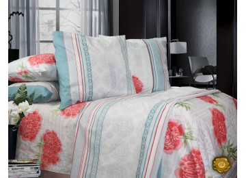 Euro bedding set coarse calico 100% cotton Т0336