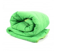 Ватное одеяло двуспальное зеленое МІ0006