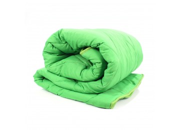 Ватное одеяло двуспальное зеленое МІ0006