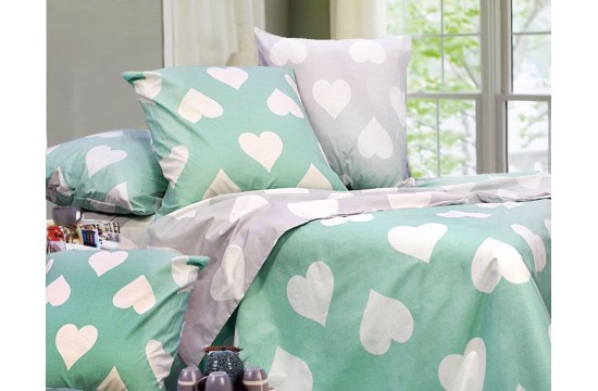Duvet cover one and a half calico T0696, 145x210