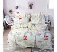One-and-a-half duvet cover made of calico Z0058, 145x210