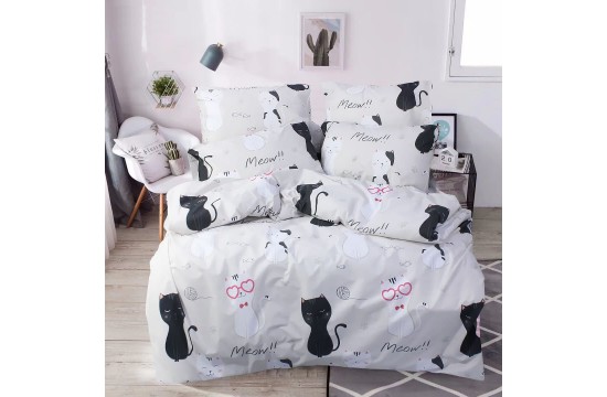 One-and-a-half duvet cover made of calico Z0051, 145x210