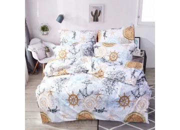 One-and-a-half duvet cover made of calico Z0046, 145x210