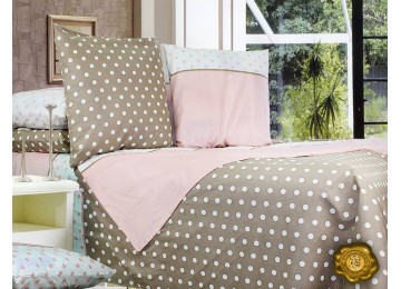 One and a half bedding set coarse calico 100% cotton Т0408