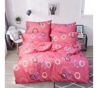 One and a half bedding set coarse calico 100% cotton Т0735