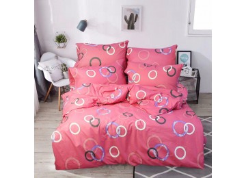 One and a half bedding set coarse calico 100% cotton Т0735