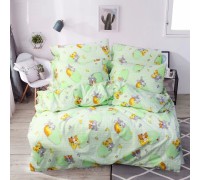 One and a half bedding set coarse calico 100% cotton Т0363