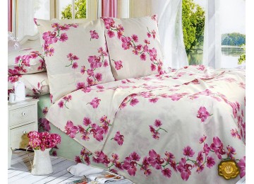 One and a half bedding set coarse calico 100% cotton Т0396