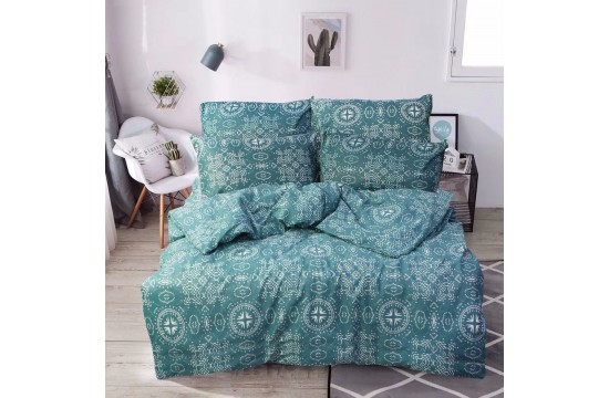Family bed set coarse calico 100% cotton Т0790