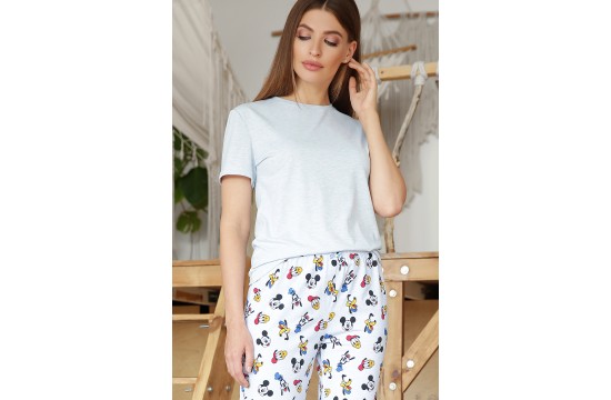 Pajamas Joyce-2 tm Glem blue-Mickey Mouse