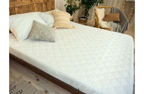 Mattress cover with boards 140х200 white tm Leleka textile