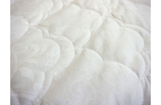 Mattress cover with boards 140х200 white tm Leleka textile