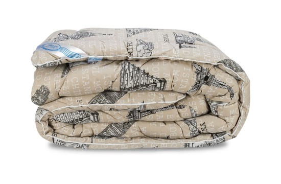 Одеяло шерстяное Аляска хлопок Leleka-Textile 200х220 Р361