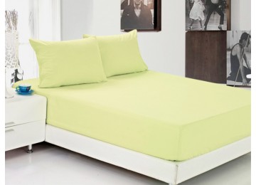 Bed linen ranforce Summer RL303 Leleka-Textile 160x200 + 25 light green