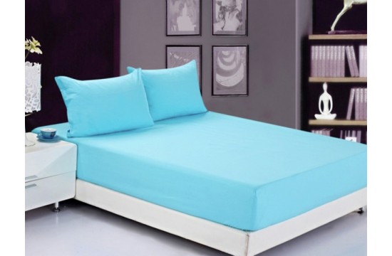 Bed linen ranfors summer RL306 160х200 + 25 blue tm Leleka textile