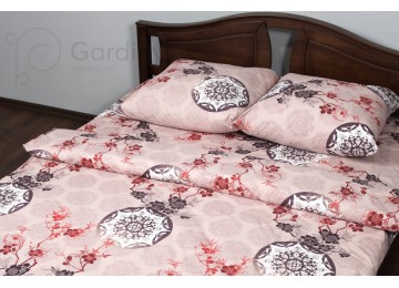 Bed linen coarse calico gold "Sahara" code: G0063 one and a half