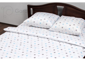 Комплект постельного белья ранфорс "White Nights" код: П0100 подростковое