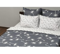 Bed linen coarse calico gold "GOLD Dandelions" code: G0217 double