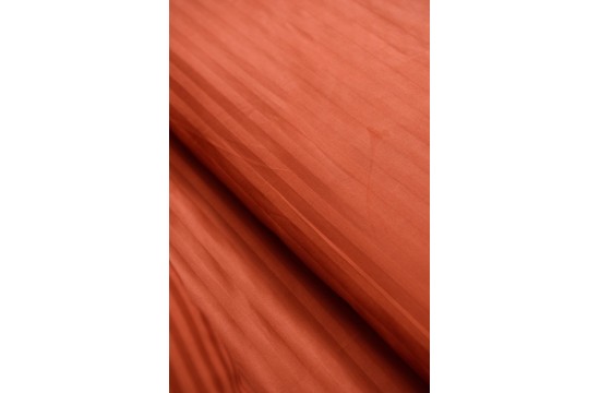 Постельное бельё страйп-сатин "Carrot stripe" код: СТ0288 полуторное