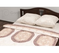 Bed linen coarse calico gold "Satin print" code: G0130 double