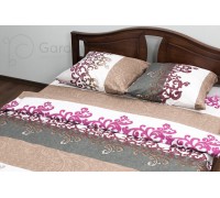 Bed linen coarse calico gold "Pink" code: G0037 one and a half