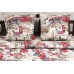 Bed linen coarse calico gold "Red cars" code: G0110 one and a half