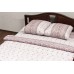 Bed linen coarse calico gold "Ornament red-gray" code: G0075 one and a half