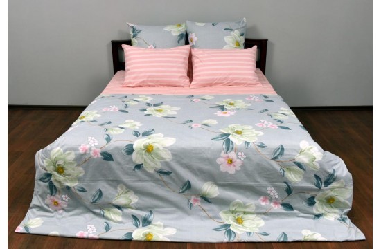 Bed linen coarse calico gold "Paradise" code: G0306 for teenagers