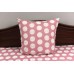 Bed linen set ranforce "Raspberry light" code: P0162 one and a half