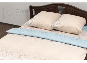 Bed linen coarse calico gold "Ombre" code: Г0135 double euro