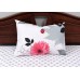 Bed linen coarse calico gold "Gerbera" code: G0315 one and a half