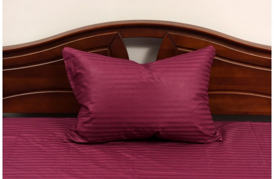 Bed linen stripe satin "Purple stripe" code: CT0283 one and a half