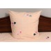 Bed linen coarse calico gold "flowers on pink" code: Г0206