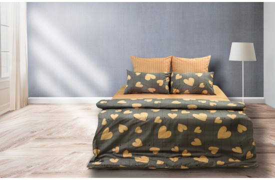 Bed linen coarse calico gold code: G0349 one and a half RGTF