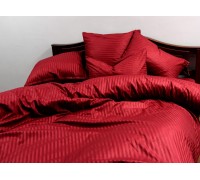 Bed linen stripe satin "Marsala stripe" code: СТ0285 family