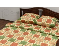 Bed linen coarse calico gold "Practical style" code: G0138 one and a half