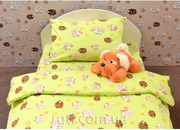 Подростковое постельное белье Barashiki green код: Г0080 RGTF